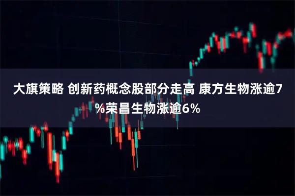 大旗策略 创新药概念股部分走高 康方生物涨逾7%荣昌生物涨逾6%