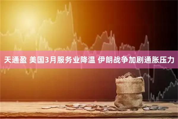 天通盈 美国3月服务业降温 伊朗战争加剧通胀压力